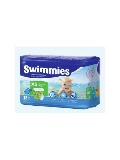 SWIMMIES PANTS PANNOLINI TAGLIA XS 4-9KG 13PZ