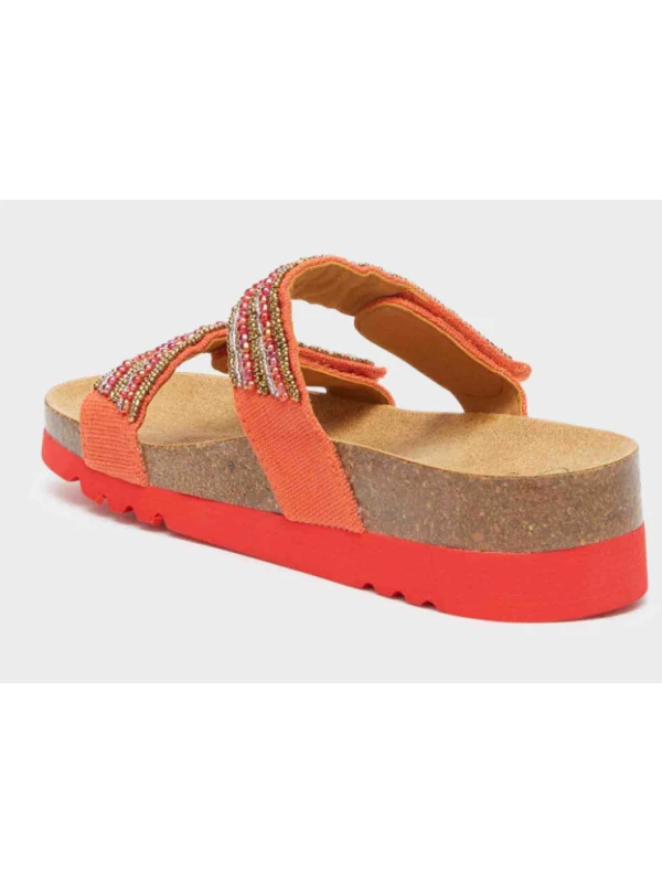 SCHOLL SANDALI ZAFIRAH - COLORE CORALLO CON...