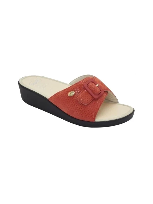 SCHOLL SANDALI MANGO - SCAMOSCIATI COLORE RUGGINE