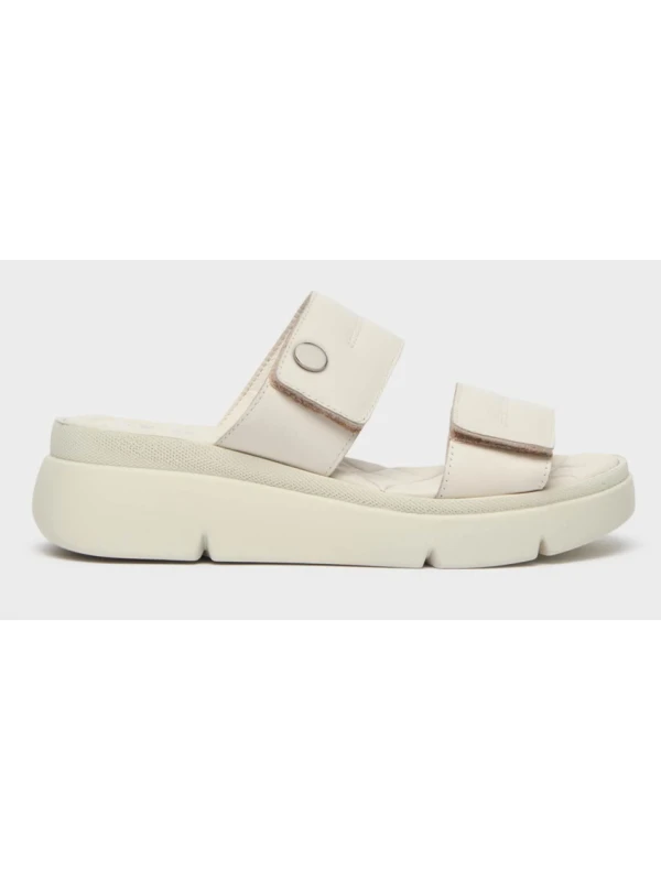 SCHOLL SANDALI BALI 2 STRAPPI - PELLE BIANCA