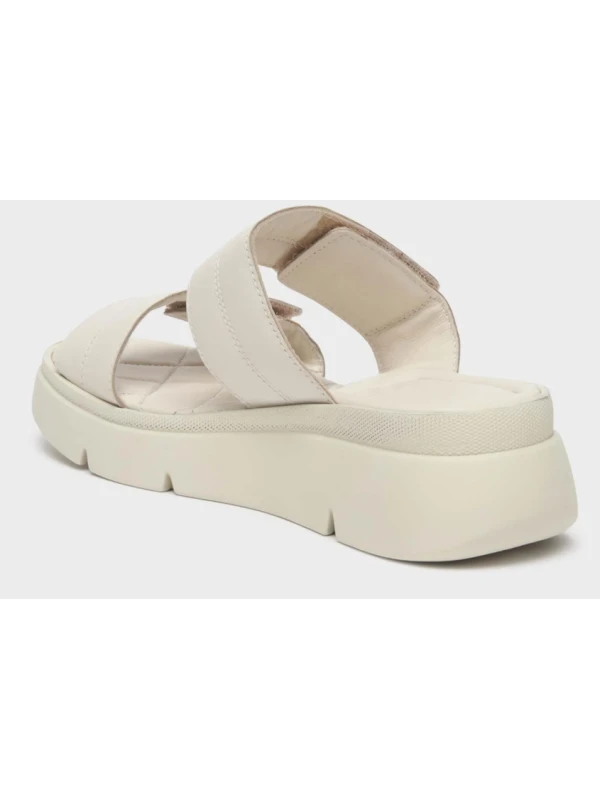 SCHOLL SANDALI BALI 2 STRAPPI - PELLE BIANCA