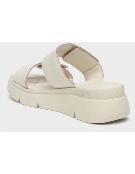 SCHOLL SANDALI BALI 2 STRAPPI - PELLE BIANCA