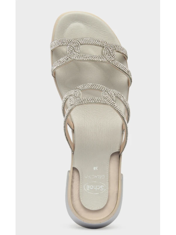 LIPARI SANDALI CON TACCO - MICROFIBRA E STRASS...