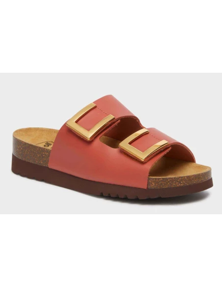 SCHOLL SANDALI MONTEREY 2 STRAPPI - COLORE MATTONE