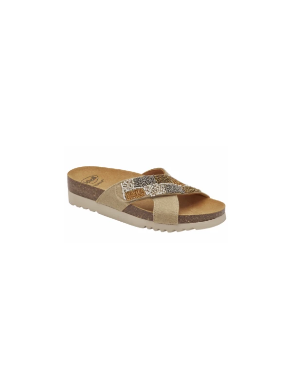 SCHOLL SANDALI LA SERENA CON STRAPPO - BEIGE...