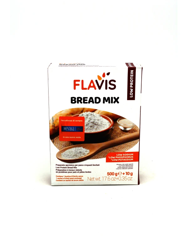 FLAVIS BREAD MIX - PREPARATO PER PANE E IMPASTI LIEVITATI 500G