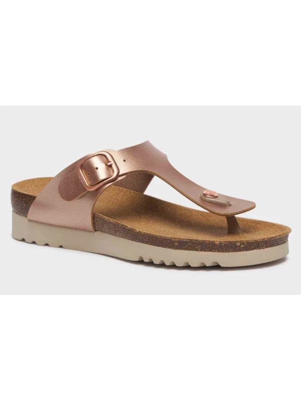 SCHOLL SANDALI BOA VISTA LAMINATI - COLORE ORO ROSA