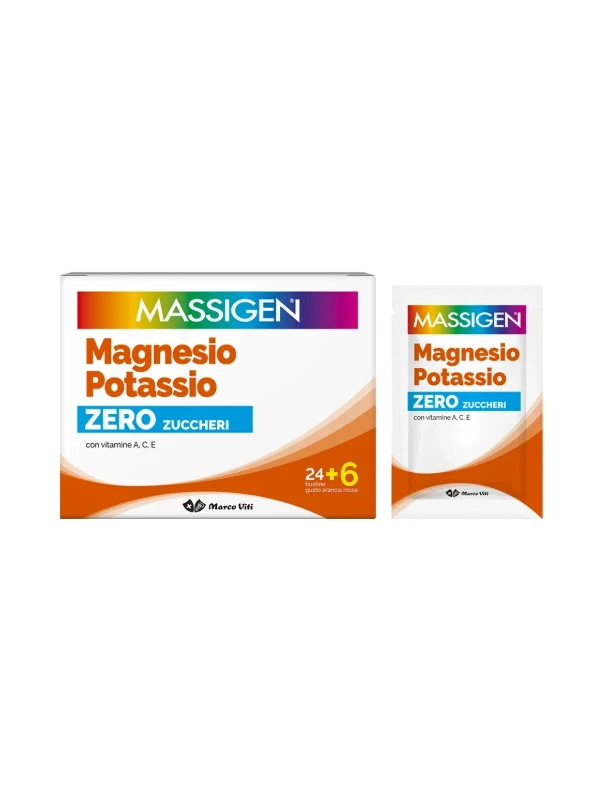 MASSIGEN MAGNESIO E POTASSIO ZERO ZUCCHERI - 30 BUSTINE