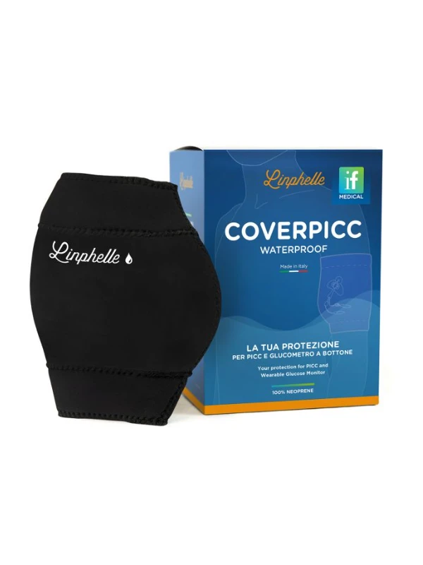 COVERPICC FASCIA PER PROTEZIONE PICC IMPERMEABILE - NERO