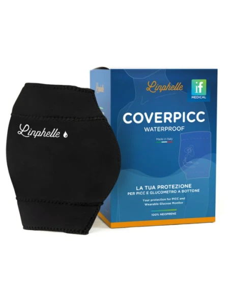 COVERPICC FASCIA PER PROTEZIONE PICC IMPERMEABILE - NERO