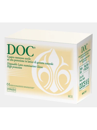 GUANTI CHIRURGICI STERILI IN LATTICE CON TALCO - 100PZ.