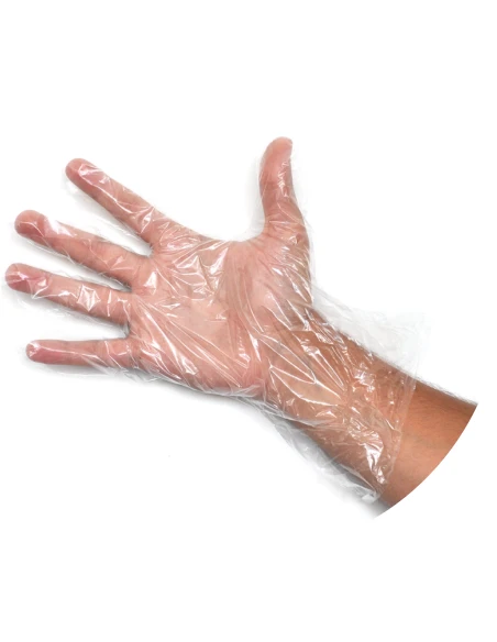 GUANTO IN POLIETILENE MONOUSO SENZA TALCO - 100PZ