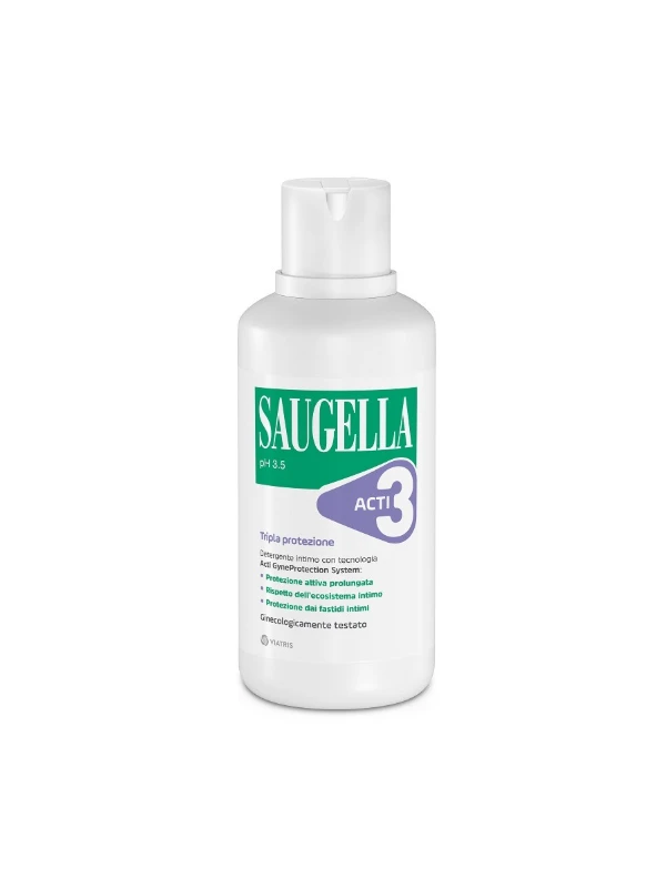 SAUGELLA ACTI3 DETERGENTE INTIMO TRIPLA AZIONE 500ML