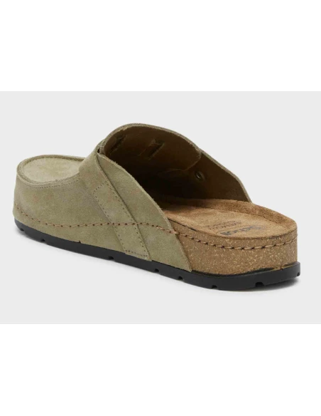SCHOLL BORA MOCCASIN SCAMOSCIATI VERDE OLIVA