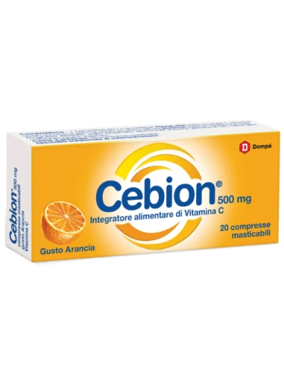 CEBION INTEGRATORE VITAMINA C GUSTO ARANCIA - 20 COMPRESSE