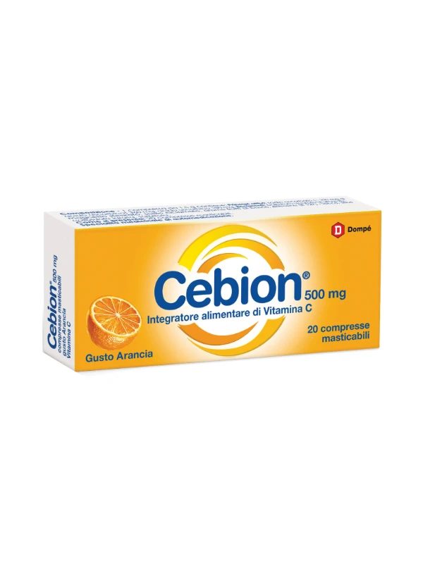 CEBION INTEGRATORE VITAMINA C GUSTO ARANCIA - 20 COMPRESSE