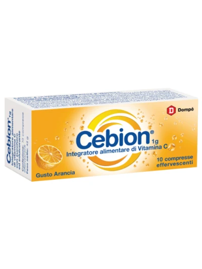 CEBION INTEGRATORE VITAMINA C GUSTO ARANCIA - 10 COMPRESSE
