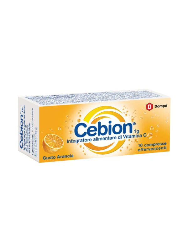 CEBION INTEGRATORE VITAMINA C GUSTO ARANCIA - 10 COMPRESSE