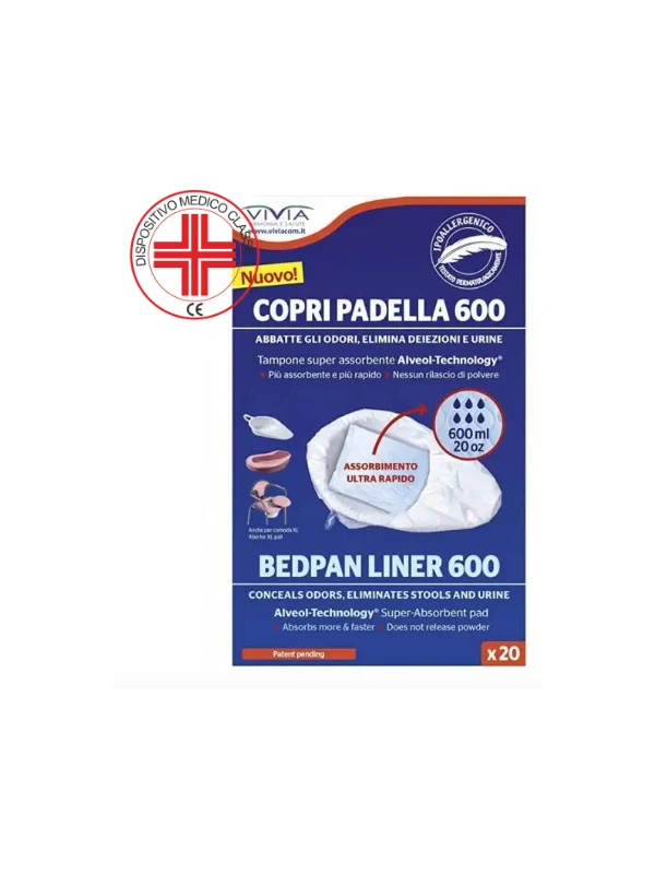 COPRIPADELLA VIVIA 600ML - 20 SACCHETTI