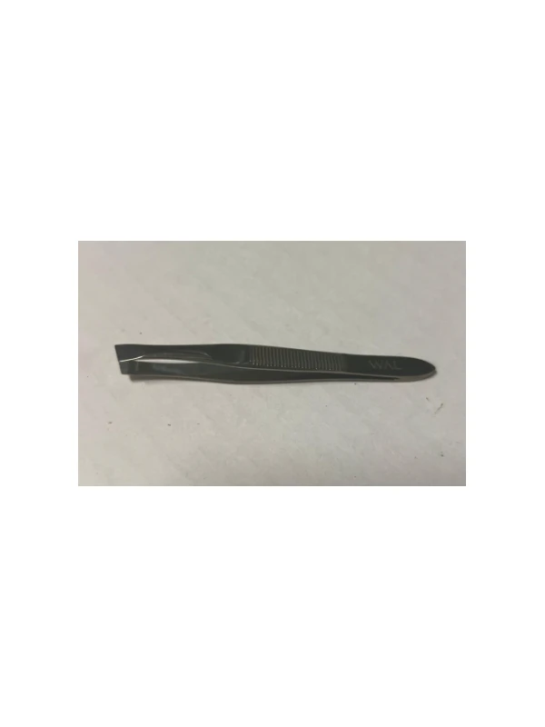 PINZETTA BRUNITA PUNTE OBLIQUE STRETTE - COD.0322