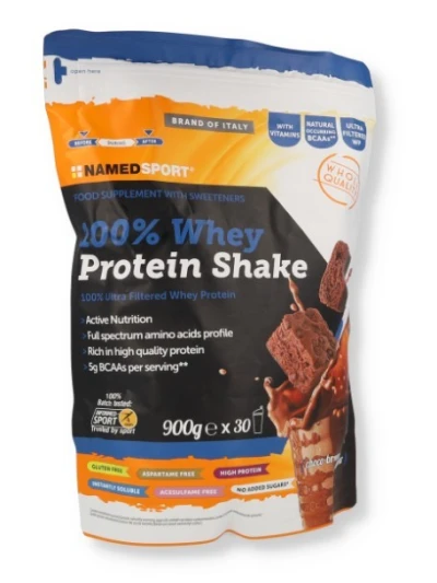 NAMED SPORT - 100% WHEY PROTEIN SHAKE CHOCO BROWNIE