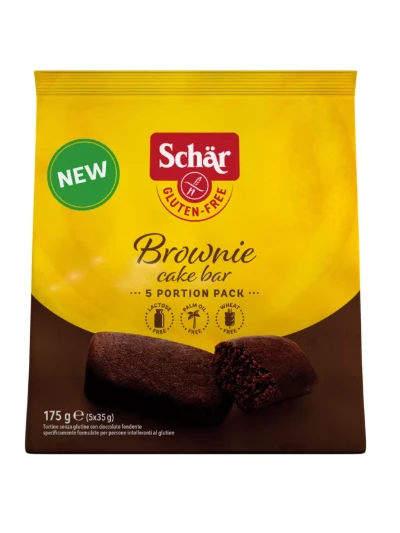 SCHAR BROWNIE CAKE BAR 175G - CONFEZIONE DA 5PZ.