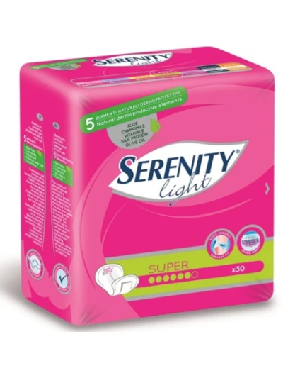 ASSORBENTI SERENITY LIGHT ASSORBENZA SUPER - 30PZ