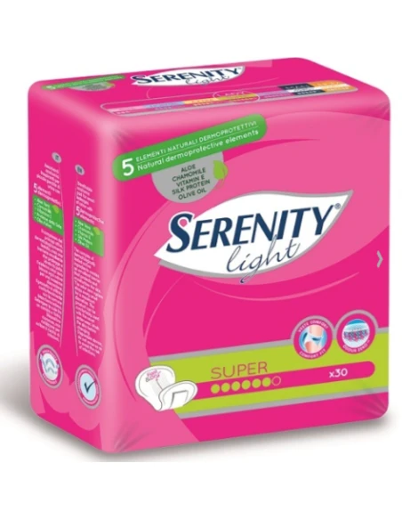 ASSORBENTI SERENITY LIGHT ASSORBENZA SUPER - 30PZ