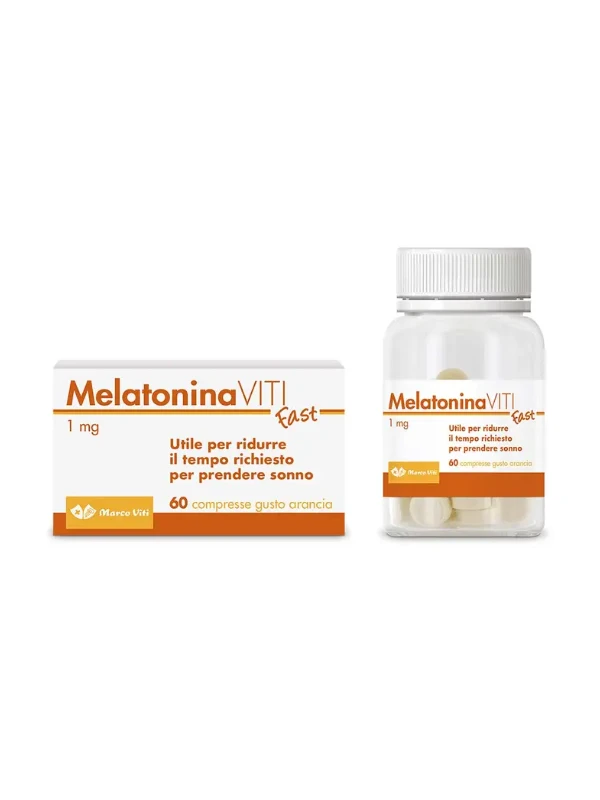MELATONINA VITI FAST 1MG 60 COMPRESSE GUSTO ARANCIA