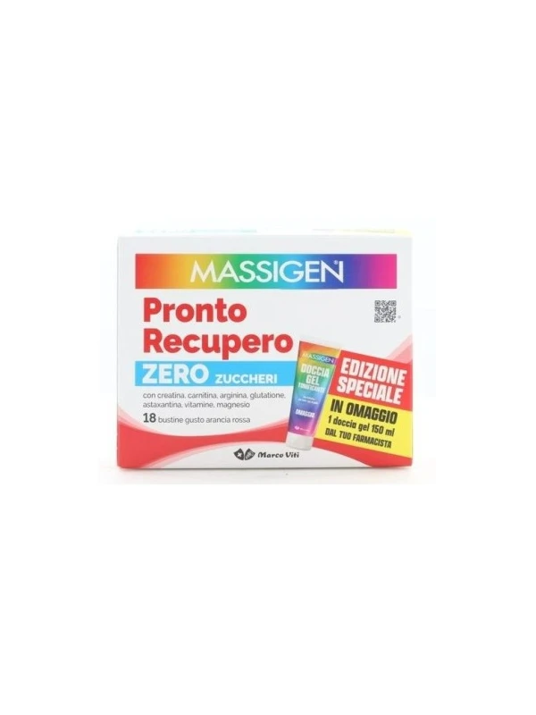 MASSIGEN PRONTO RECUPERO SENZA ZUCCHERO - 18 BUSTINE + OMAGGIO