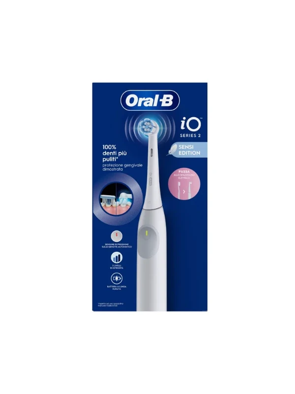 ORALB POWER SPAZZOLINO ELETTRICO IO2 SENSI EDITION
