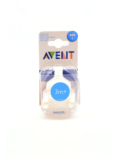 AVENT - TETTARELLA FLUSSO MEDIO 3 MESI+ - 2PZ