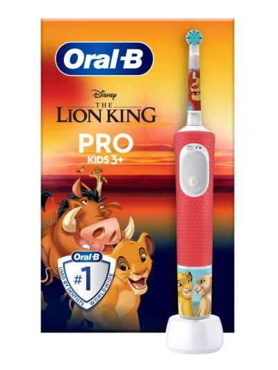 ORALB SPAZZOLINO ELETTRICO PER BAMBINI PRO KIDS 3 RE LEONE