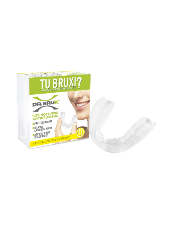 DR.BRUX BITE NOTTURNO ARCATA INFERIORE TRASPARENTE