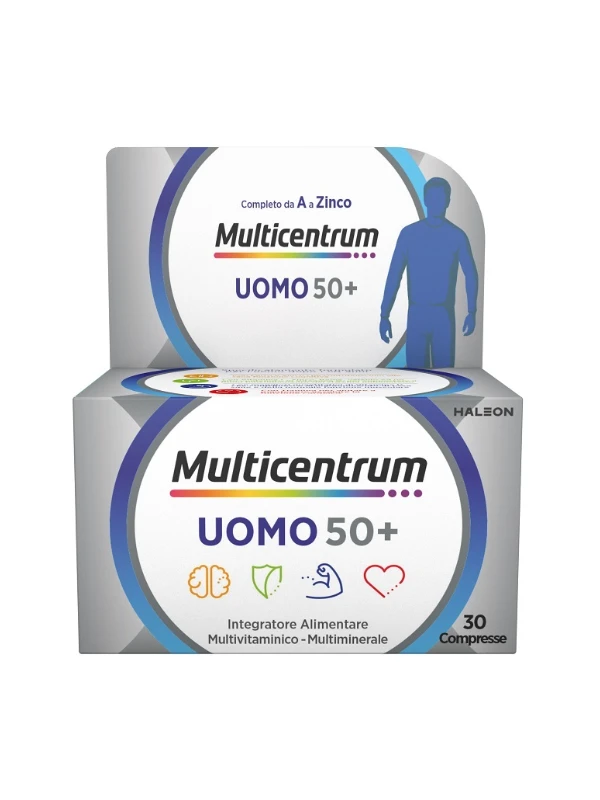 MULTICENTRUM UOMO INTEGRATORE ETA' 50+ - 30 COMPRESSE
