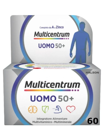 MULTICENTRUM UOMO INTEGRATORE ETA' 50+ - 60 COMPRESSE