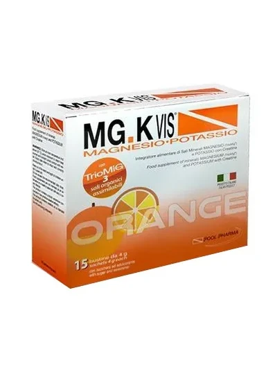 MGK VIS ORANGE INTEGRATORE MAGNESIO E POTASSIO - 15 BUSTE