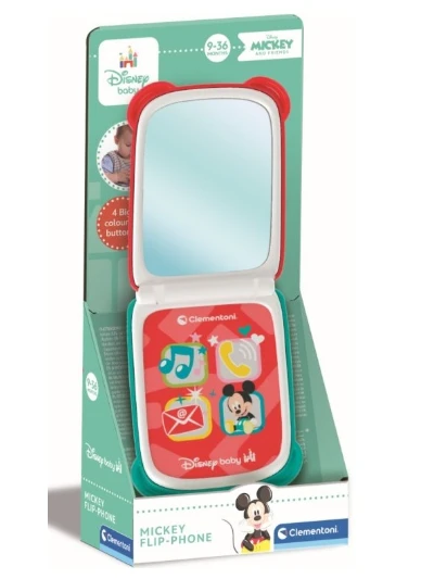 CLEMENTONI SMARTPHONE MICKEY CON LUCI E SUONI 9-36 MESI