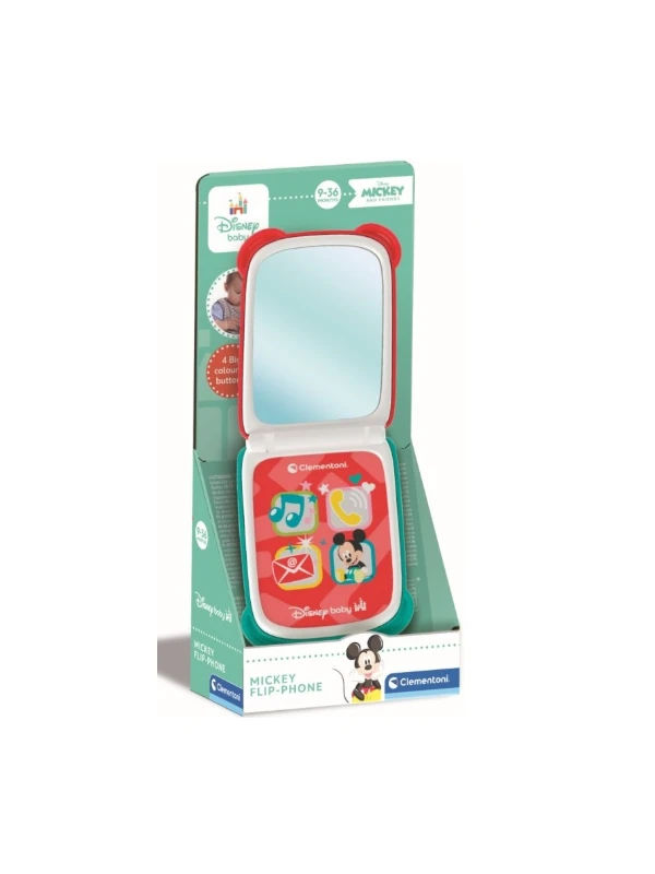 CLEMENTONI SMARTPHONE MICKEY CON LUCI E SUONI 9-36 MESI