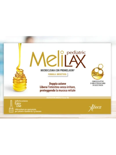 MELILAX PEDIATRICO 6 MICROCLISMI A BASE DI MIELE