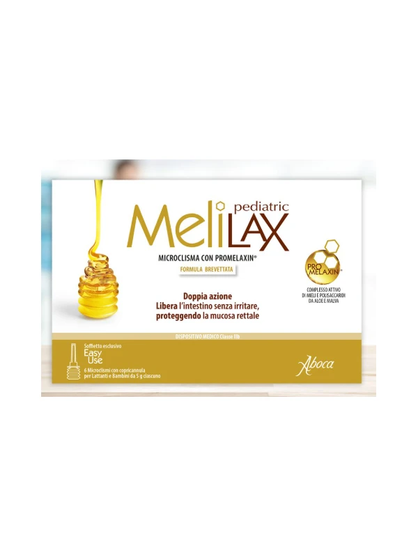 MELILAX PEDIATRICO 6 MICROCLISMI A BASE DI MIELE