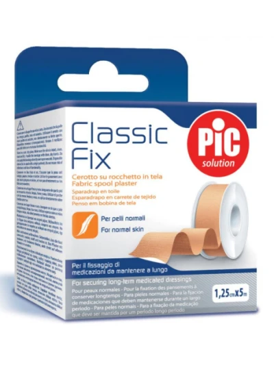 CEROTTO IN ROCCHETTO IN TELA - PIC CLASSIC FIX 1,25CMX5MT