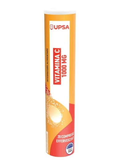 UPSA VITALITY VITAMINA C 1000MG - 20 COMPRESSE EFFERVESCENTI