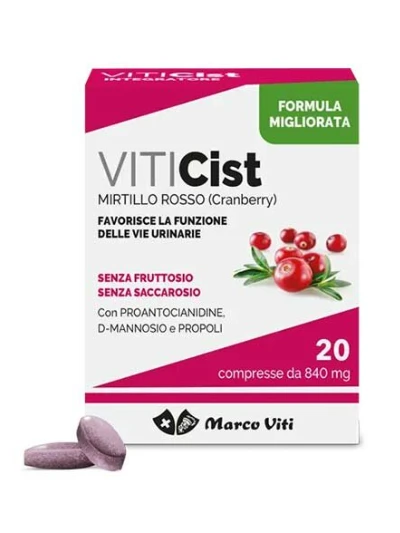 VITICIST INTEGRATORE PER VIE URINARIE AL MIRTILLO 20PZ.