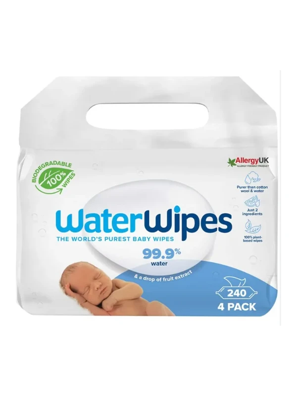 WATERWIPES BIO 4 CONFEZIONI DA 60PZ