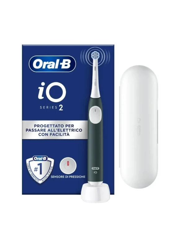 ORALB POWER SPAZZOLINO ELETTRICO IO2 VERDE +...