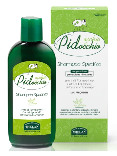 SHAMPOO SPECIFICO PER PIDOCCHI HELAN 200ML - OCCHIO AL PID