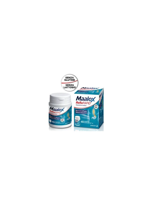 MAALOX REFLURAPID - 40 COMPRESSE MASTICABILI