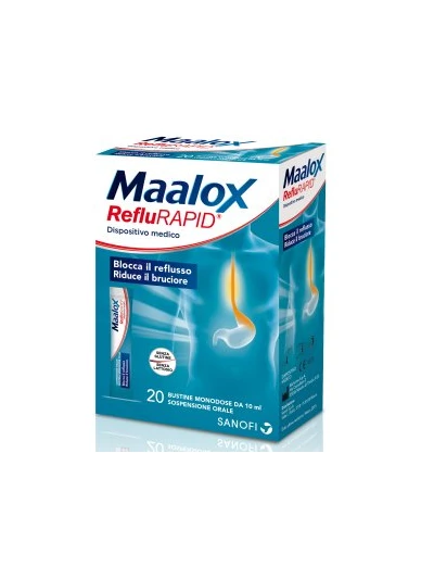 MAALOX REFLURAPID - 20 BUSTINE PER REFLUSSO GASTRO-ESOFAGEO