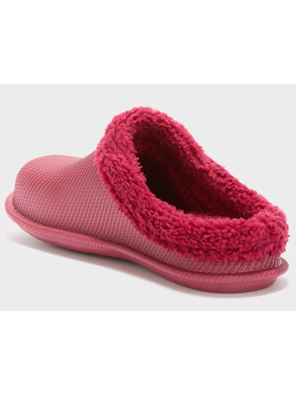 SCHOLL PANTOFOLE NEEVA BORDEAUX CON PELO